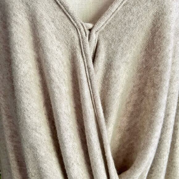 Anthropologie Self Contrast Soft Boho Knit Oversized Drapey Top Size Medium - Picture 2 of 7